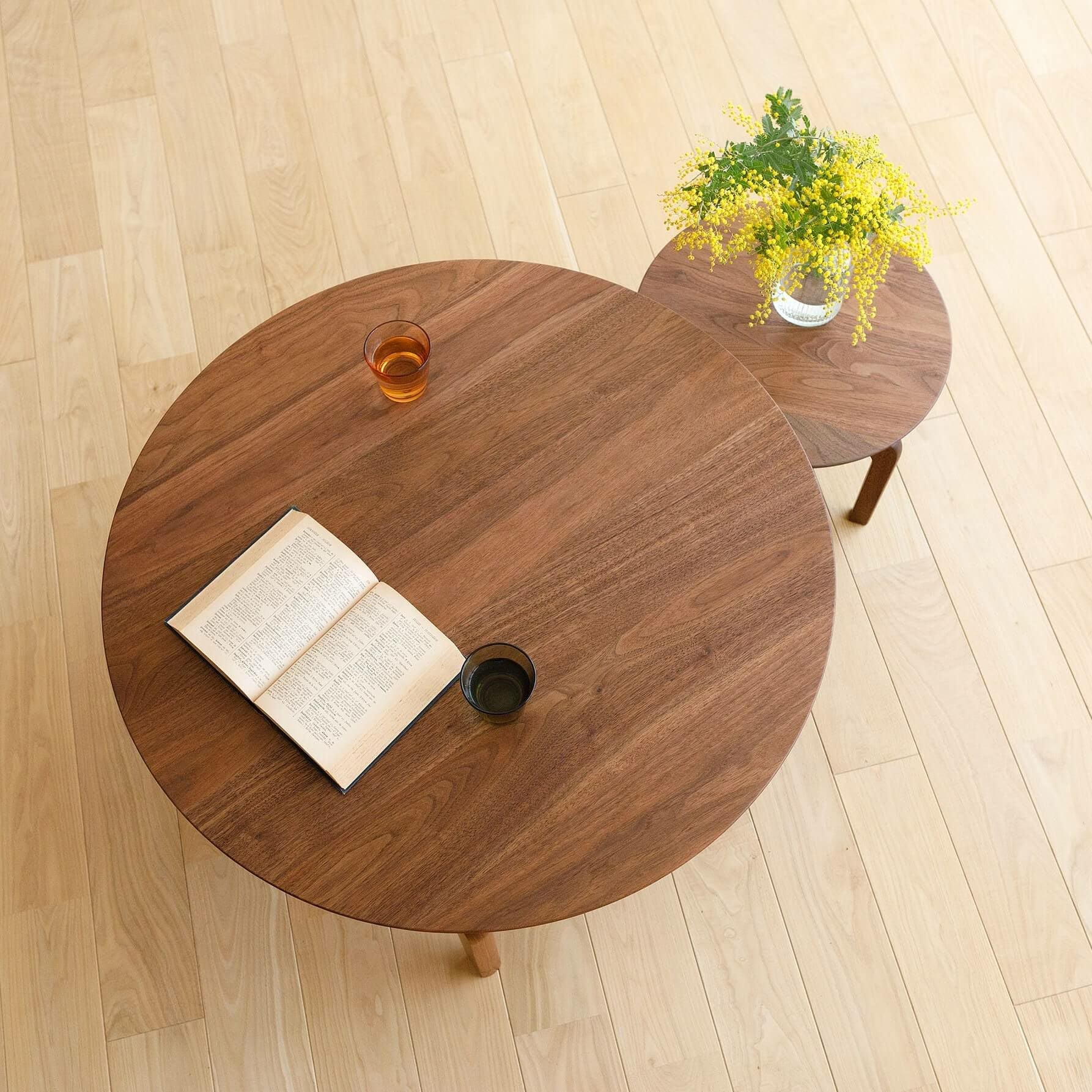 DENTO LISCIO | Circle Low Table 直径42cm (ローテーブル)