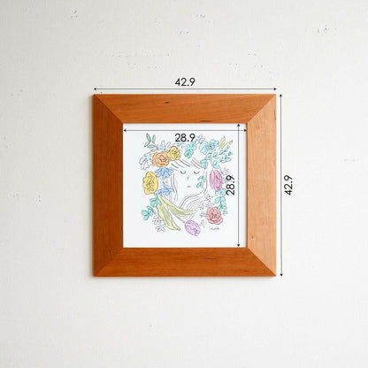 DENTO HATCH×DENTO | Picture ハッチ 30*30 フレーム込み