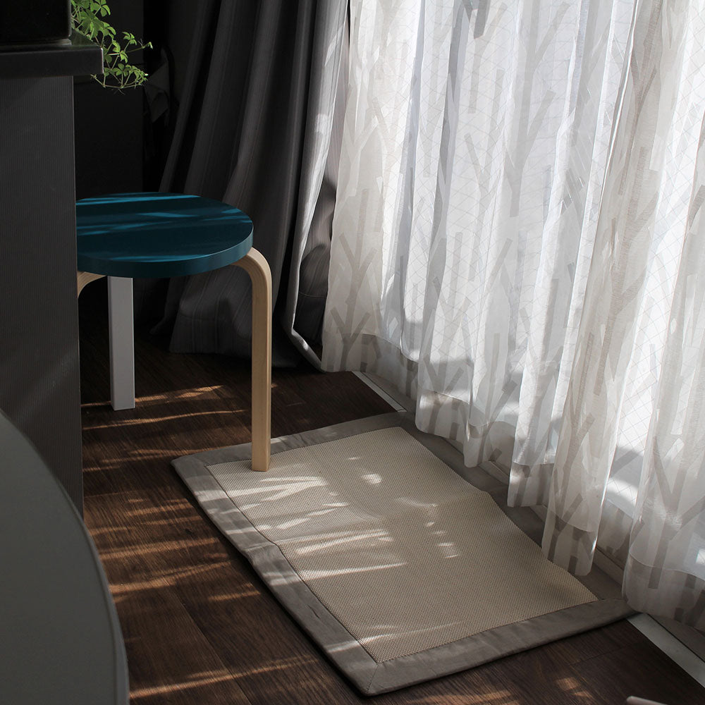 BRID Olika LINEN FRAME RUG 50×70