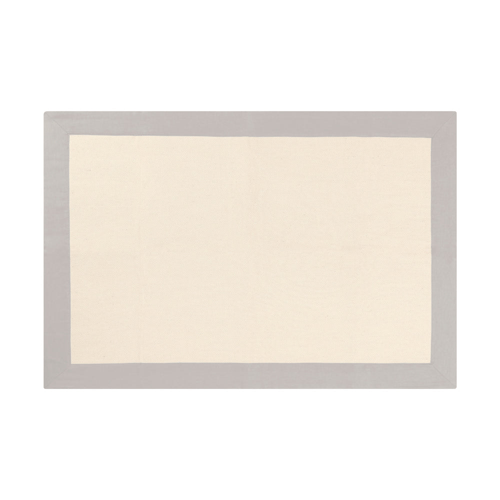 BRID Olika LINEN FRAME RUG 90×130