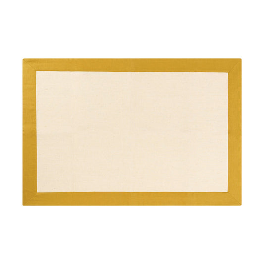 BRID Olika LINEN FRAME RUG 90×130