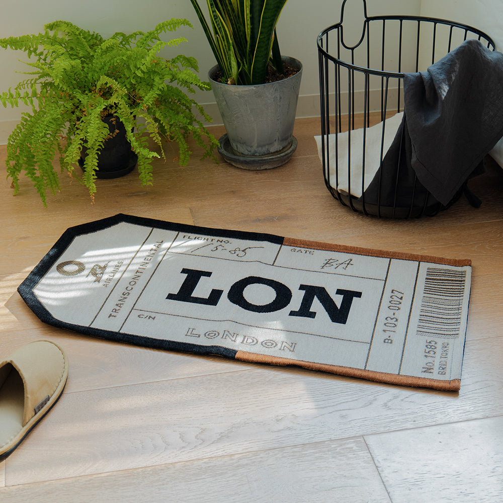 BRID BAGGAGE TAG RUG