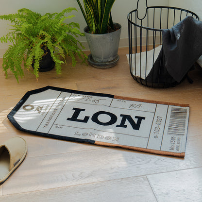 BRID BAGGAGE TAG RUG