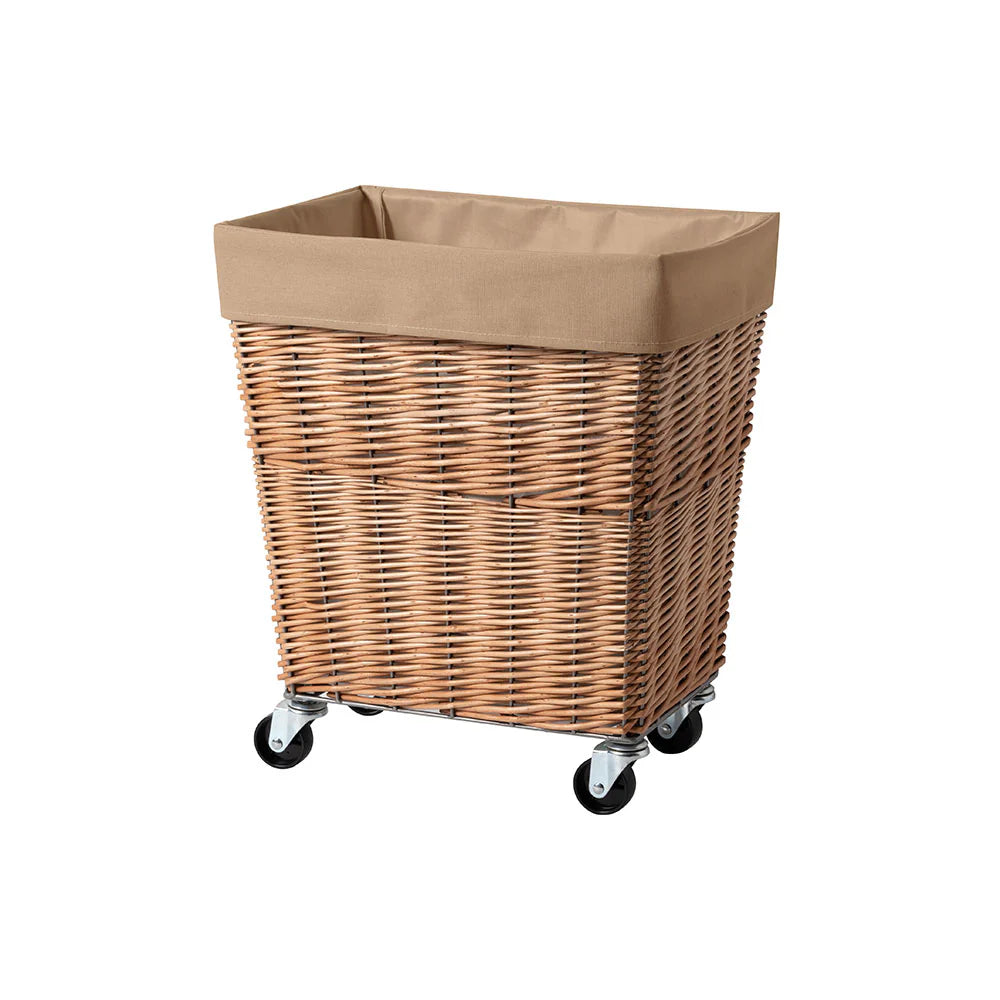 BRID WILLOW LAUNDRY BASKET with CASTER 34L