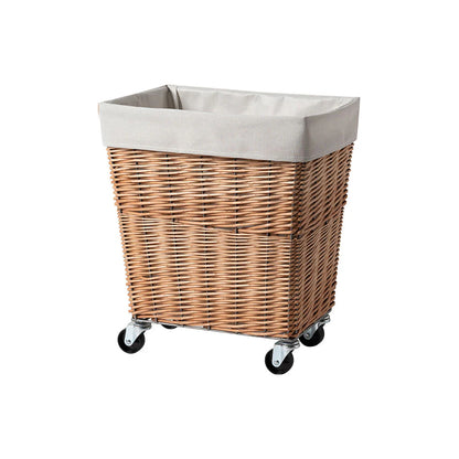 BRID WILLOW LAUNDRY BASKET with CASTER 34L