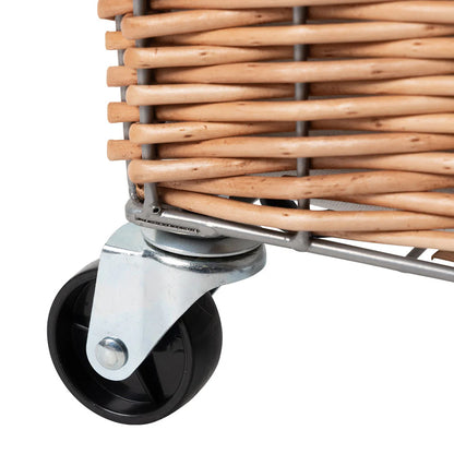 BRID WILLOW LAUNDRY BASKET with CASTER 34L