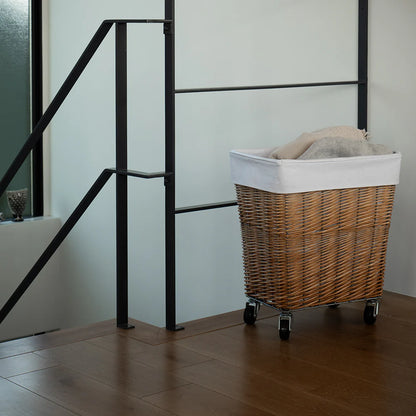 BRID WILLOW LAUNDRY BASKET with CASTER 34L