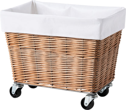 BRID WILLOW LAUNDRY BASKET with CASTER 34L