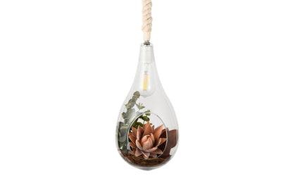SWAN LIGHTING BOTANIC HANGING LIGHT with FAKEGREEN