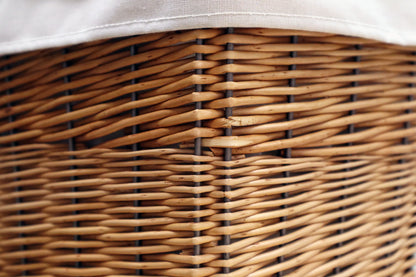 BRID WILLOW LAUNDRY BASKET with CASTER 28L
